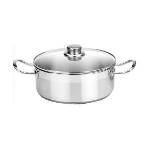 Casserole avec Couvercle en Verre Balay 3CC0024X (24 cm) Acier inoxydable
