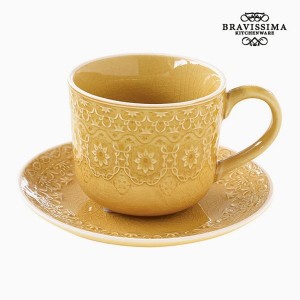 Tasse à infusion Porcelaine Jaune by Bravissima Kitchen