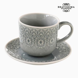 Tasse à infusion Porcelaine Gris by Bravissima Kitchen