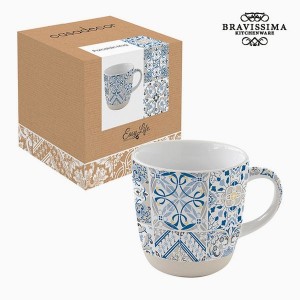 Tasse Porcelaine Mosaïque