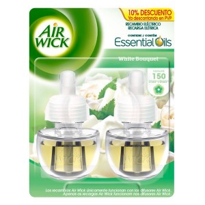 Recharge pour diffuseur électrique Air Wick Double White Bouquet 2 x 19 ml