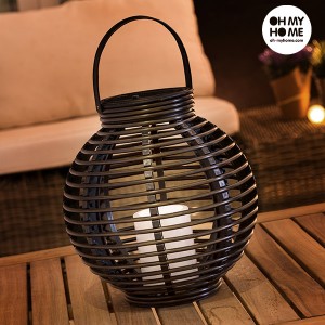 Lanterne Solaire LED avec Bougie Oh My Home