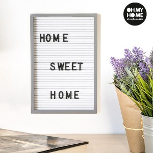 Tableau pour Chiffres et Lettres Oh My Home (16 x 22 cm)