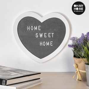 Tableau pour Chiffres et Lettre Coeur Oh My Home 