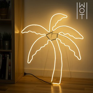 Palmier LED avec Chevalet Wagon Trend