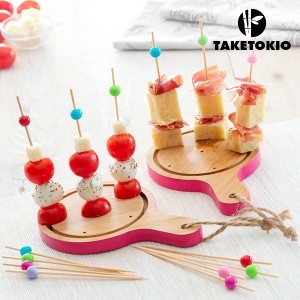 Set de Bambou pour Apéritif Mini Planches TakeTokio (16 Pièces)