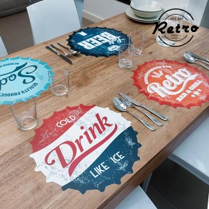 Dessous de Plats Tôle Rétro