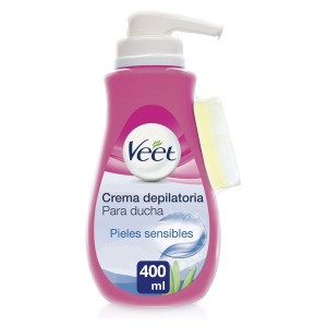 Crème Dépilatoire pour la Douche Veet Peaux Sensibles 400 ml