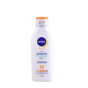 Lait solaire Protect & Sensitive Nivea SPF 50 (200 ml)