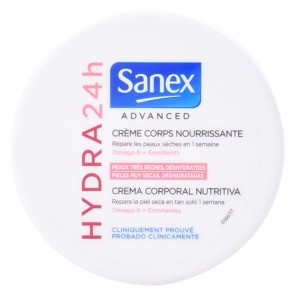 Crème nourrissante Advanced Hydra 24 H Sanex (250 ml)
