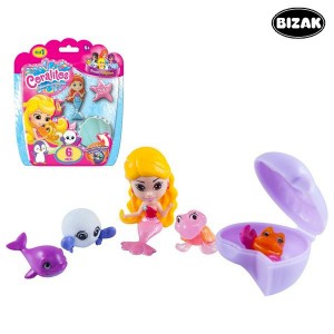 Ensemble animaux pour le bain Bizak 3507580 (6 pcs)