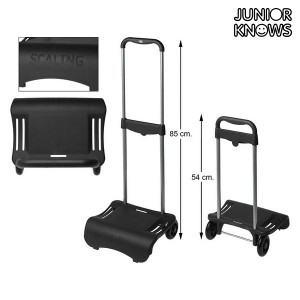 Chariot pour Sac à Dos Pliable Junior Knows 88117 (80 x 28 cm) Noir