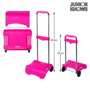 Chariot pour Sac à Dos Pliable Junior Knows 88292 (80 x 28 cm) Fuchsia