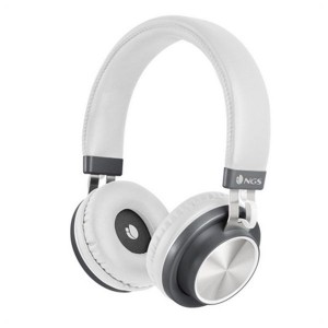 Casques Bluetooth avec Microphone NGS ARTICAPATROLWHITE Blanc