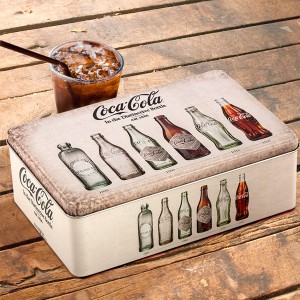 OUTLET Boîte métallique vintage Coca-Cola (Sans emballage )