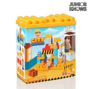 Jeu de Blocs de Construction City (34 pièces)