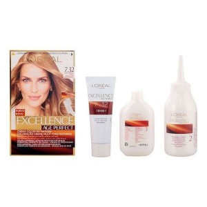 Teinture anti-âge permanente Excellence Age Perfect L'Oreal Expert Professionnel Blond doré perle