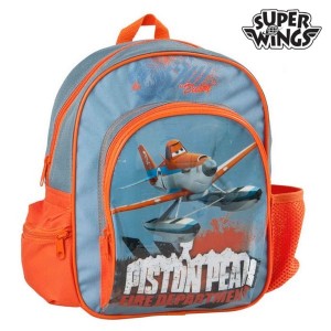 Cartable Super Wings 73530 Bleu Orange