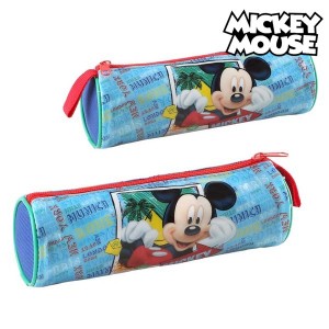 Trousse d'écolier cylindrique Mickey Mouse 32350 Bleu