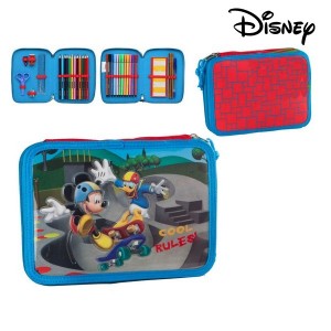 Pochette crayons Mickey Mouse 75114 Bleu
