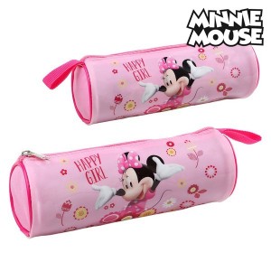 Trousse d'écolier cylindrique Minnie Mouse 32374 Rose