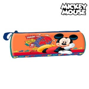 Trousse d'écolier cylindrique Mickey Mouse 32367 Orange