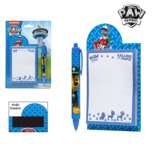 Crayon + Carnet de notes The Paw Patrol 59605 Bleu