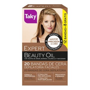 Bandes Épilatoires Corporelles Beauty Oil Taky (20 pcs)