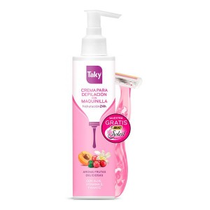 Crème Épilatoire Avec Camomille Taky (2 pcs)