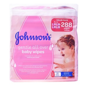 Lingettes Humides Parfumées Baby Johnson's (4 pcs)