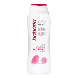 Gel pour le bain nourrissant à l'églantier Babaria (600 ml)