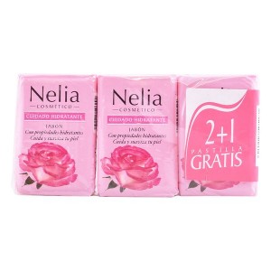 Savon pour les Mains Agua De Rosas Nelia (3 pcs)