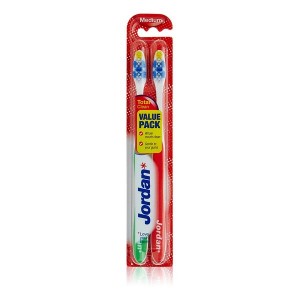 Brosse à Dents Total Clean Medium Jordan (2 uds)
