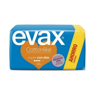 Compresses avec Ailes Super Evax (24 uds)