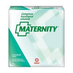Compresses Anatomiques Maternity Indasec (25 uds)