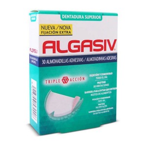 Coussinets Adhésifs pour Dentiers Superior Algasiv (30 uds)