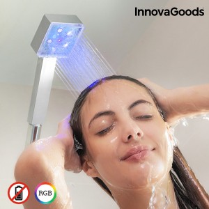 Eco-douche LED avec Capteur de Température Square InnovaGoods