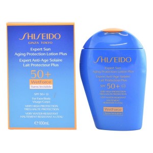 Lotion Solaire Expert Sun Aging Protection Shiseido Spf 50 (100 ml)