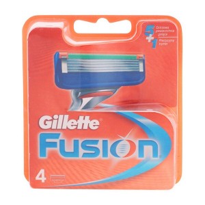 Lames de Rasoir de Rechange Fusion Gillette (4 uds)