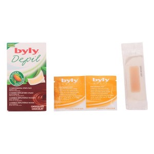 Bandes Épilatoire Faciales Depil Chocolate Byly (12 uds)