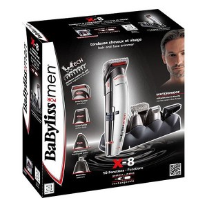 Rasoir Electrique X-8 E835e Babyliss Argenté