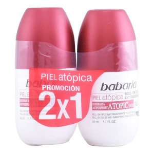 Déodorant roll-on pour peaux atopiques Aloe Vera Babaria (2 uds)