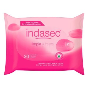 Lingettes Intimes Limpia & Fresca Indasec (20 uds)