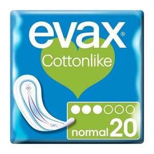 Compresses Normales avec Ailes Evax (20 uds)
