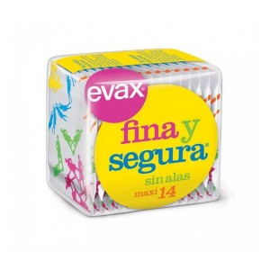 Compresses Maxi sans Ailes Evax (14 uds)