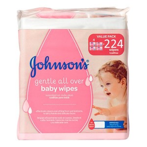 Lingettes imprégnées Baby Johnson's (56 uds)