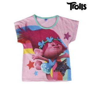 T shirt à manches courtes Enfant Trolls 0549 Matériel (taille 6 ans)