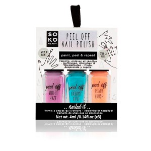 vernis à ongles Peel Off Soko Ready (3 uds)