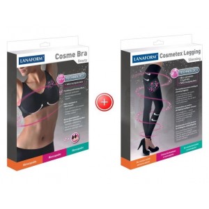 Pack Fitness : Brassière Cosme Bra + COSMETEX Legging Minceur