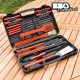 Mallette Ustensiles Barbecue BBQ Master Tools 18 pièces